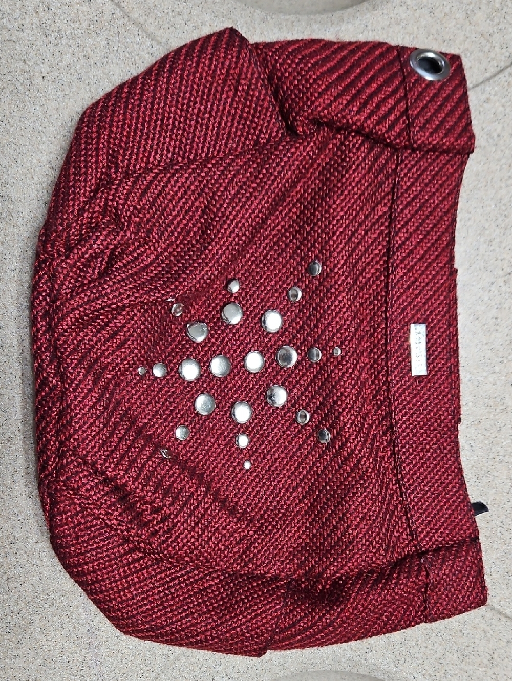 Miche Vixen Red Textured Knit Shell